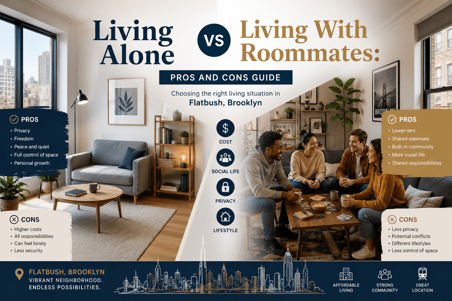Living Alone vs Living With Roommates: Pros and Cons Guide