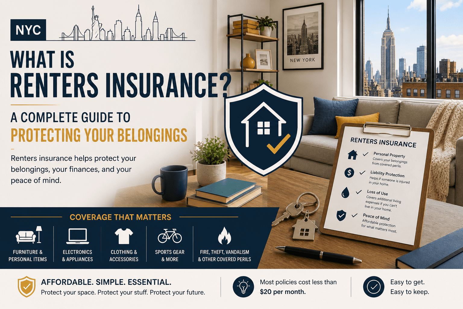 What is Renters Insurance? A Complete Guide to Protecting Your Belongings